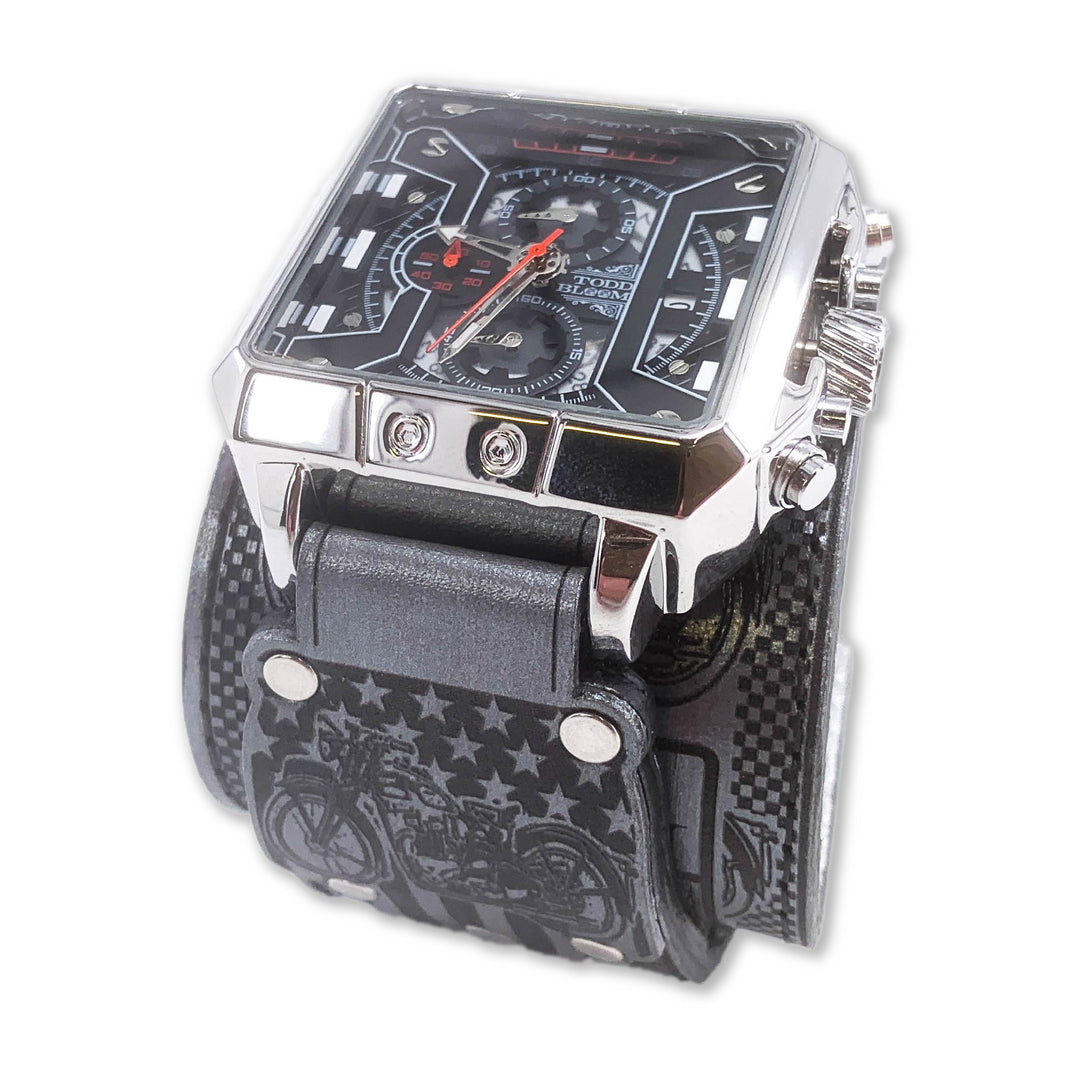 RIPCURL GENUINE LETHER 腕時計 Jacks - The Rip Curl Mode Gunmetal Leather watch is contemporary